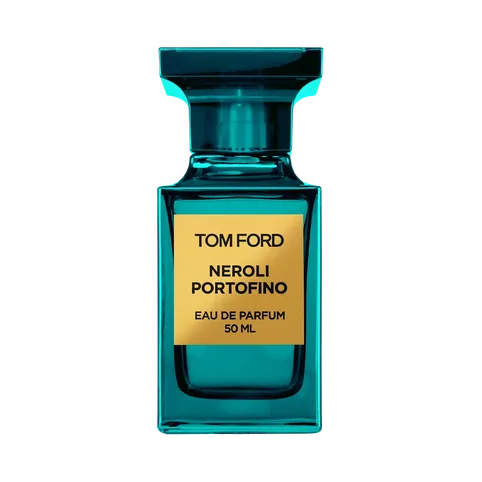 Flacon bleu de Neroli Portofino Eau de Parfum de Tom Ford