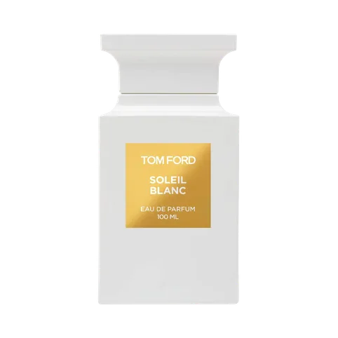 Flacon blanc de Soleil Blanc Eau de Parfum de Tom Ford